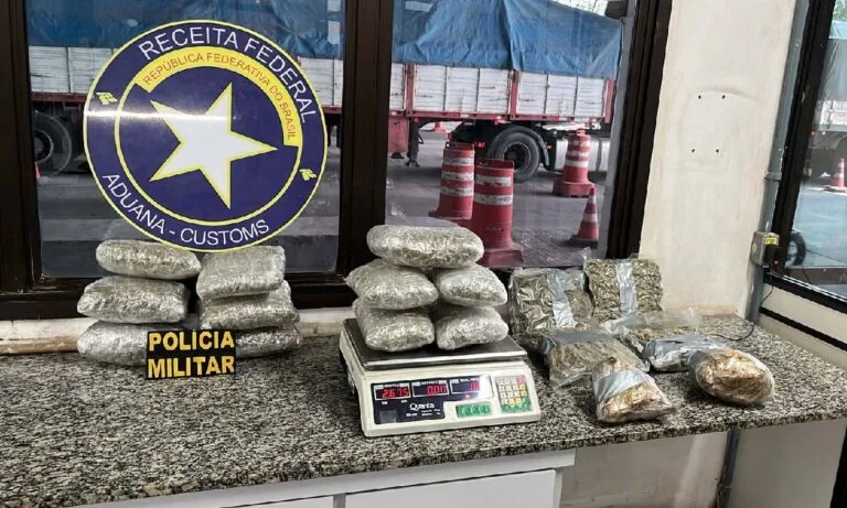 Receita Federal intensifica operações e registra aumento de apreensões na fronteira de Corumbá