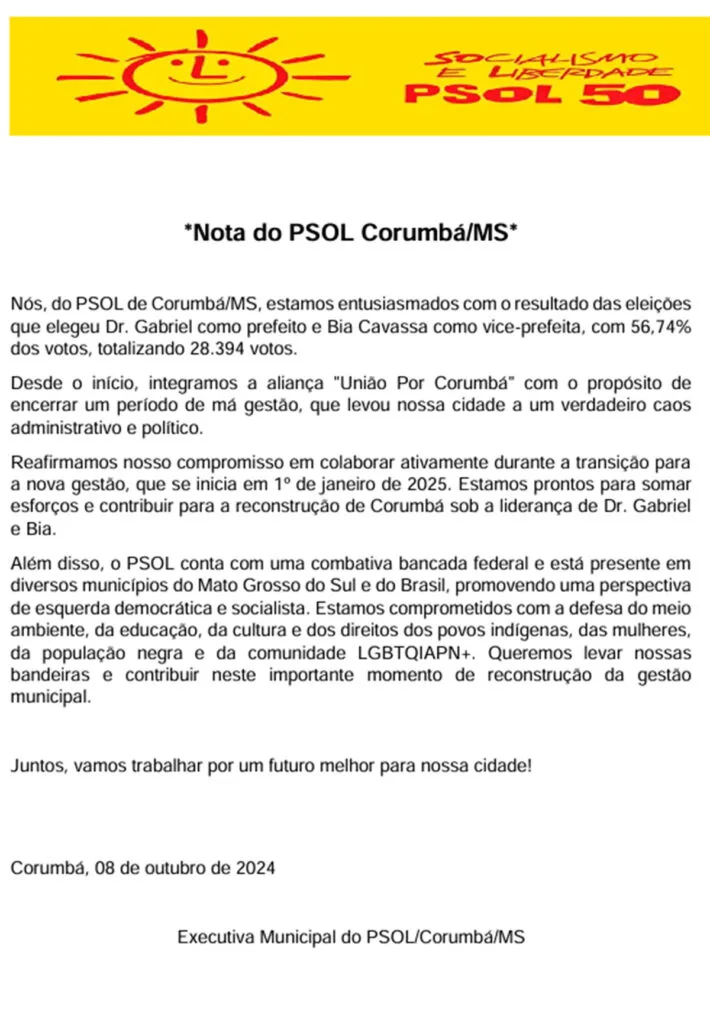 nota psol