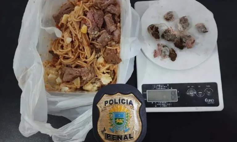 Polícia Penal flagra mulher com droga dentro de marmita no presídio de Corumbá