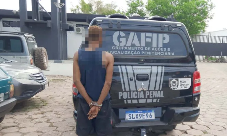 Policiais penais prendem homem acusado de furtos de fiação elétrica em Corumbá