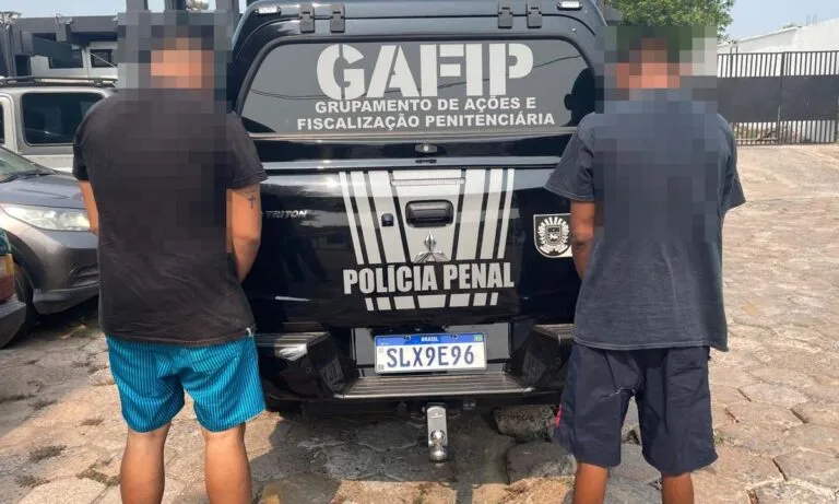 Polícia Penal prende dois homens em Corumbá