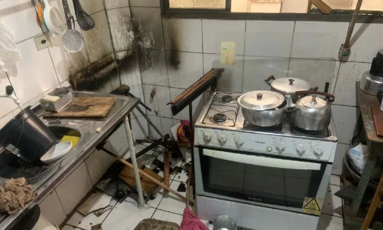 Bombeiros controlam princípio de incêndio após vazamento de gás em Corumbá