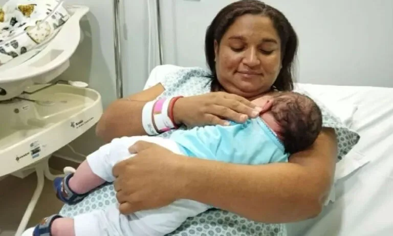 Caso Raro: Mulher no Ceará dá à luz bebê de 5,1 kg