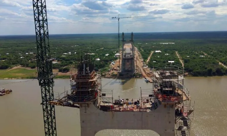 Rota Bioceânica: construção da ponte binacional supera 50% e traz otimismo para a região