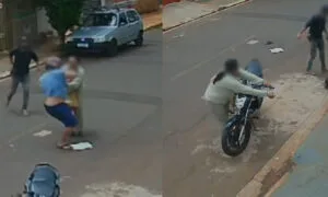 Leia mais sobre o artigo Vídeo| Ladrão abandona motocicleta após agente de saúde reagir a assalto em Campo Grande