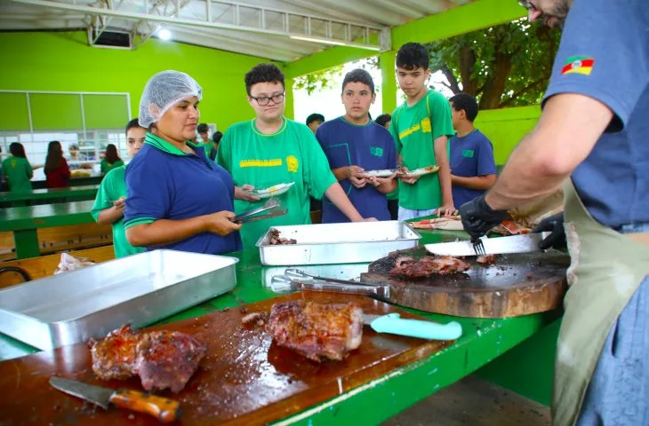 churrasco na merenda