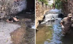 Leia mais sobre o artigo Bombeiros resgatam homem que caiu de 8 metros na região central de Corumbá