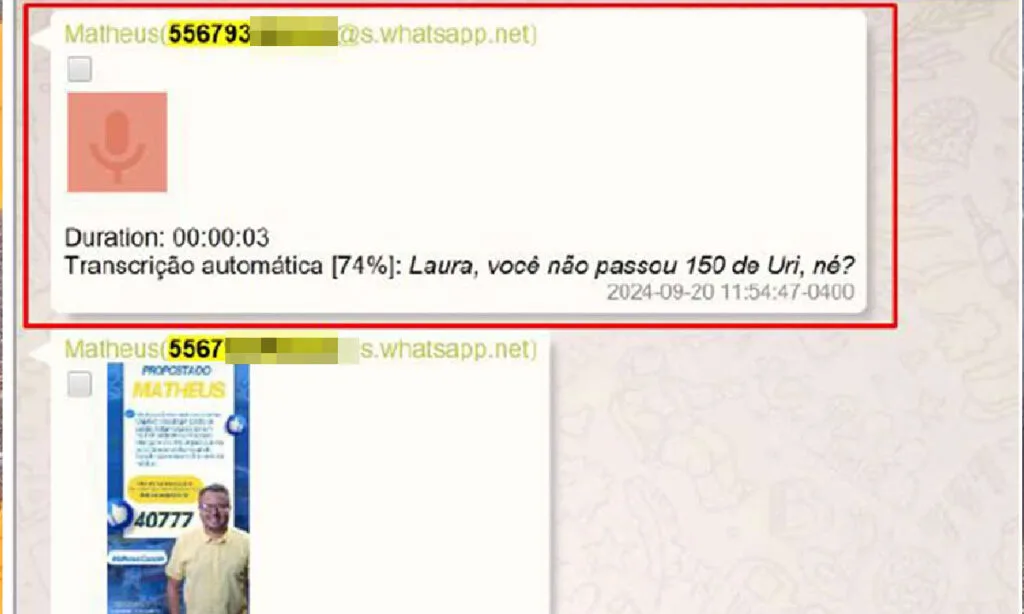 CONVERSA CAZARIN compra de votos em Corumbá