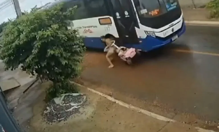 acidente com ônibus