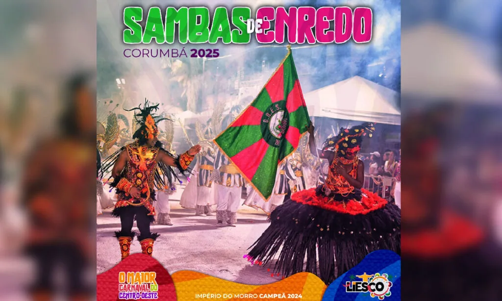 sambas-enredo do carnaval de Corumbá 2025