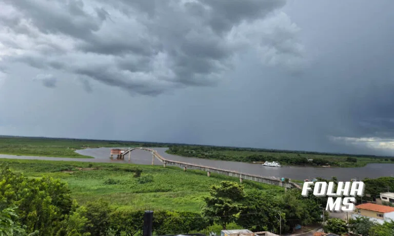 instabilidade, clima MS, temporais, altas temperaturas, chuvas fortes, previsão do tempo