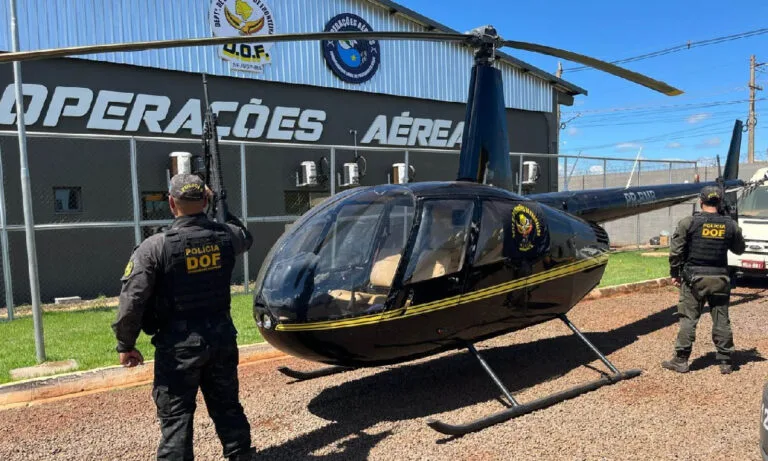 DOF intercepta aeronave suspeita e criminosos morrem após confronto na fronteira