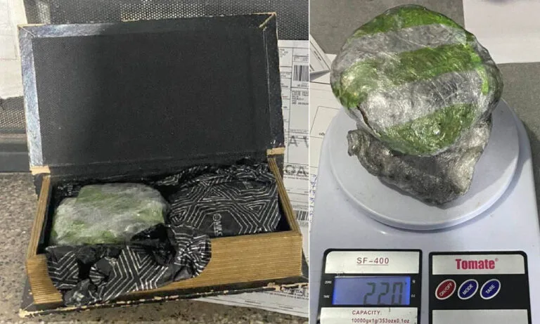 drogas escondidas em livro falso