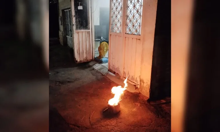 princípio de incêndio em corumbá