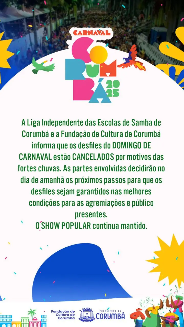 desfile cancelado 1 desfiles