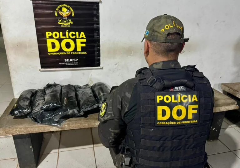 DOF prende mulher com maconha e haxixe na BR-262 em Corumbá