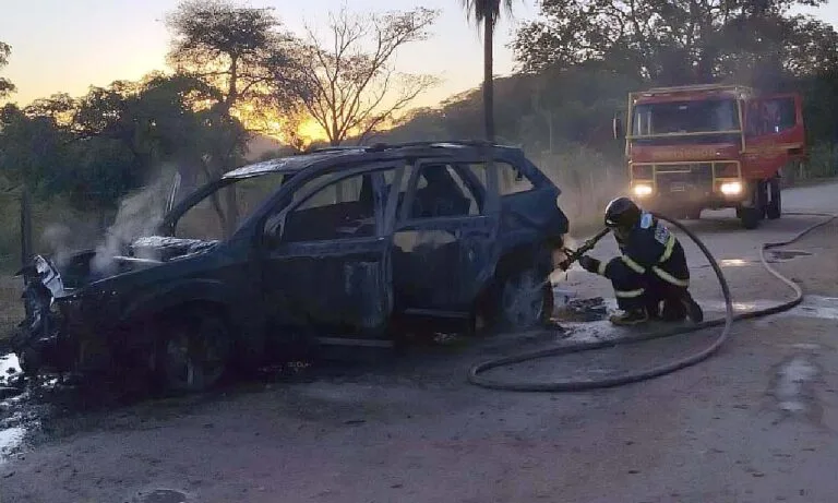 incêndio em veículo