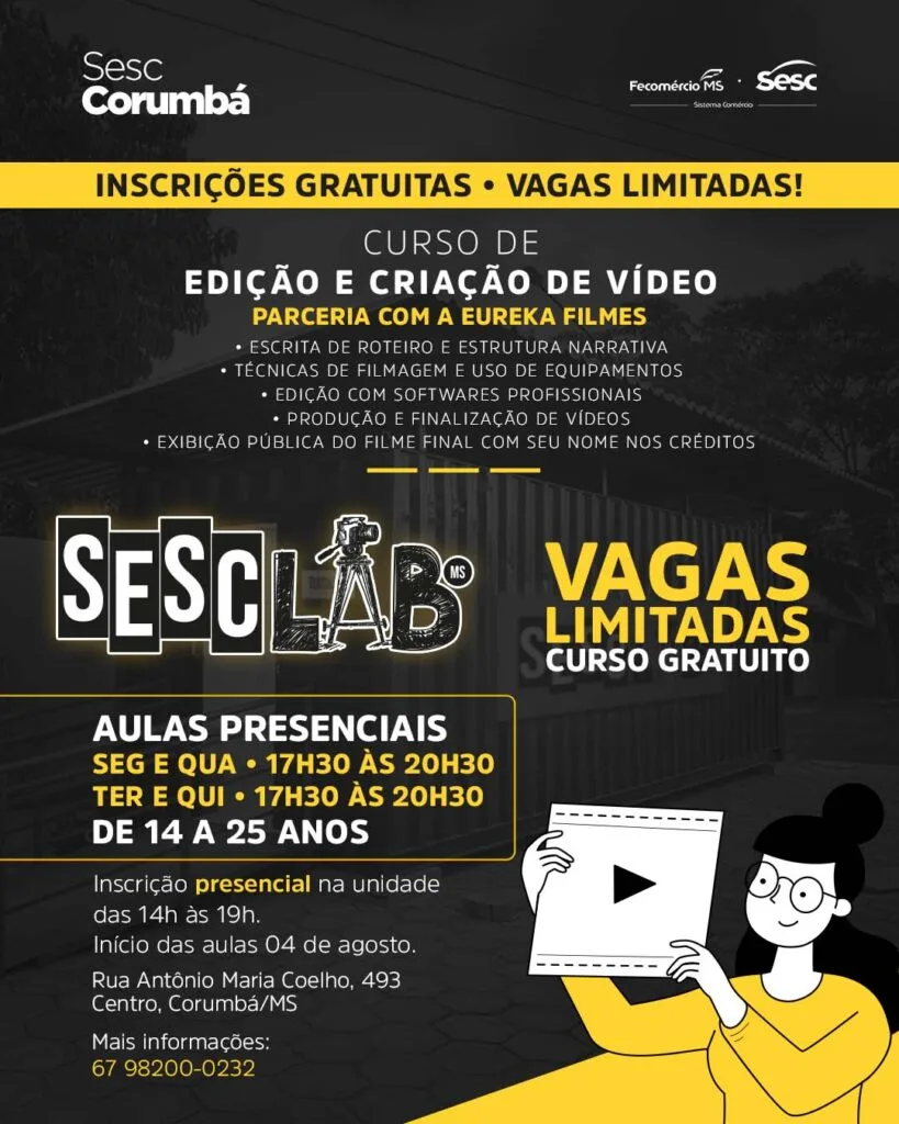 curso filmagem2 criação e edição de vídeos