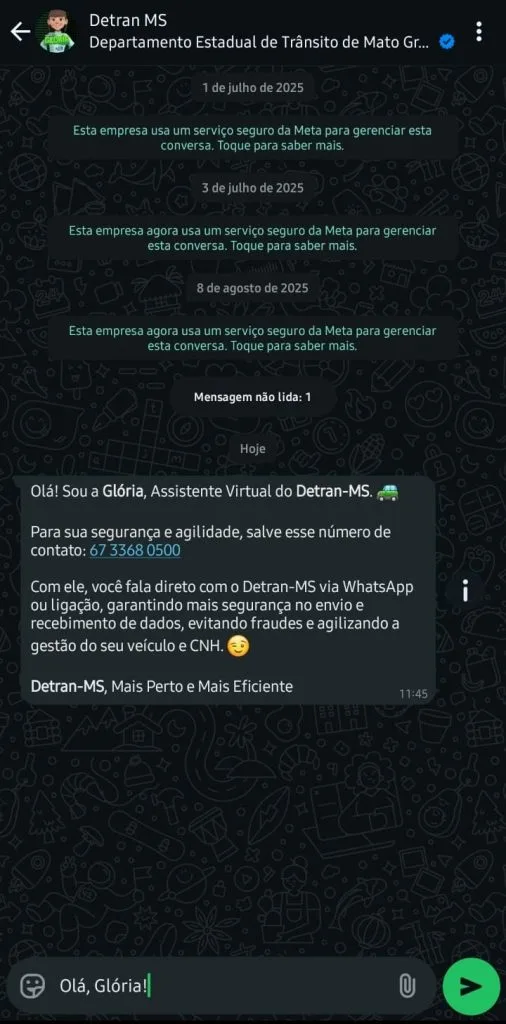 Detran-MS amplia atendimento digital: assistente virtual Glória passa a enviar mensagens proativas no WhatsApp 2 WhatsApp Image 2025 08 28 at 11.54.41 506x1024 1