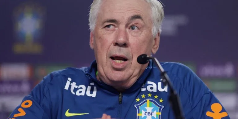 Ancelotti mantém Brasil com quatro atacantes em duelo contra o Chile