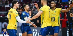 Leia mais sobre o artigo Brasil inicia campanha no Mundial de vôlei com vitória sobre a China